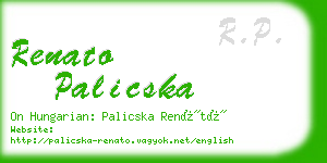 renato palicska business card